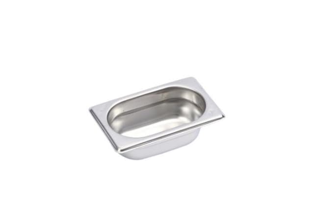 PLUSS GN1/9-65 gastrobakk rustfri