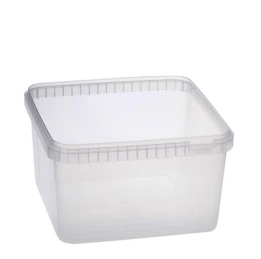 Plastboks firkantet 195x195mm 3,0ltr
