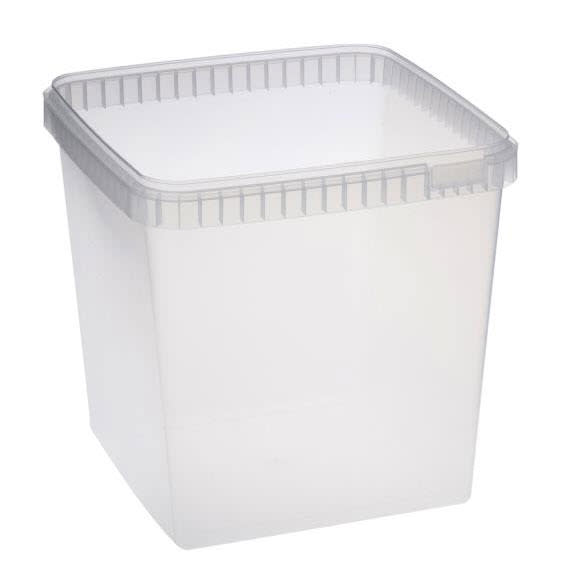 Plastboks firkantet 195x195mm 5,0ltr