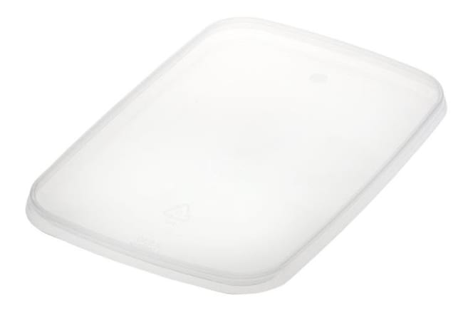 Lokk firkantet plastboks 192x129mm