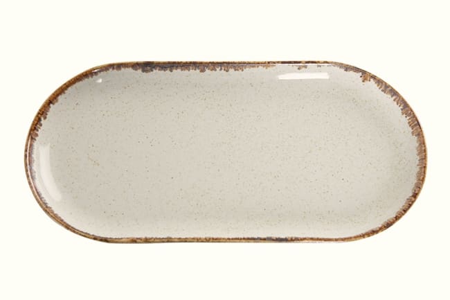 SEASONS tallerken oval L:295mm Beige