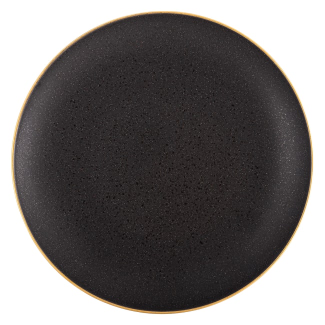 Dypt rundt fat i steingods Ø:400mm GOLD STONE, Brun