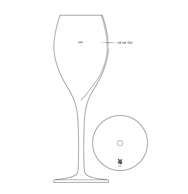 WMF SMART Champagneglass 21cl Ø:68mm