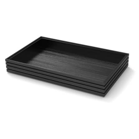 Trekasse GN1/1-80 FLOW, Sort