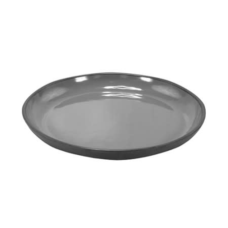 Dypt rundt melaminfat Ø:385/H:47mm MARL, Grå