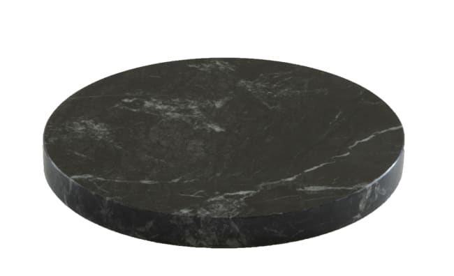 Rundt fat i marmor Ø:218mm TILT, Grå