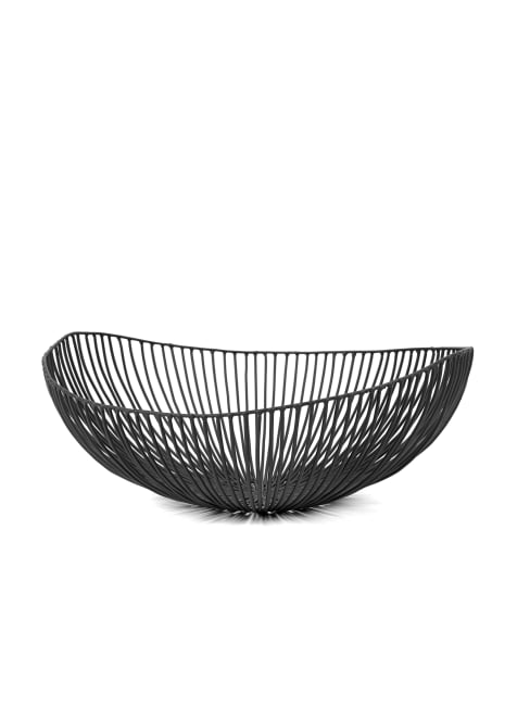 Trådkurv MEO oval Sort