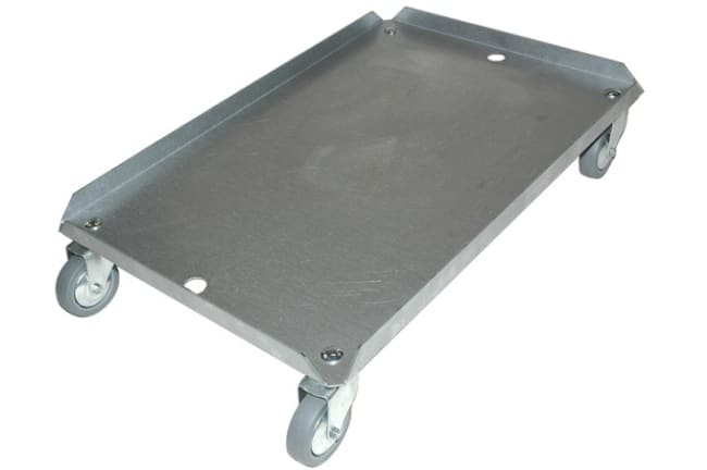 Kjørevogn 600x400mm, tett bunn