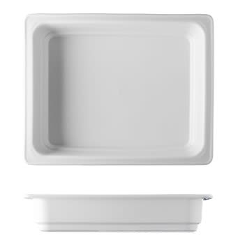 Porselensfat/kantine GN1/2-65, Hvit