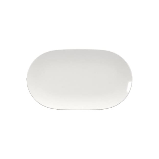 SCOPE tallerken oval flat L:230mm, hvit