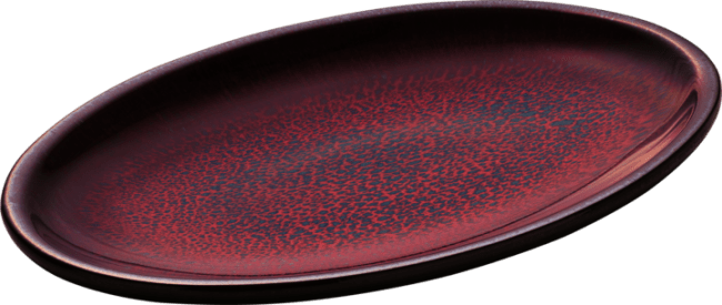 GLOW oval tallerken L:310mm