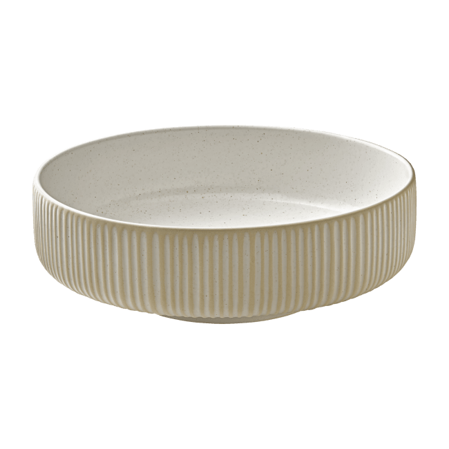 NARA bolle rund m. relieff Ø:210mm Hvit