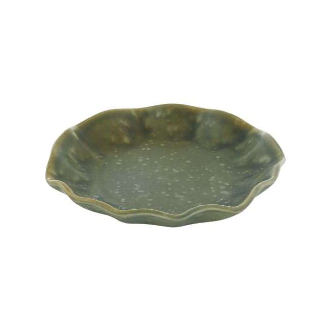 Tallerken flat Ø:16cm, grønn, NAMI