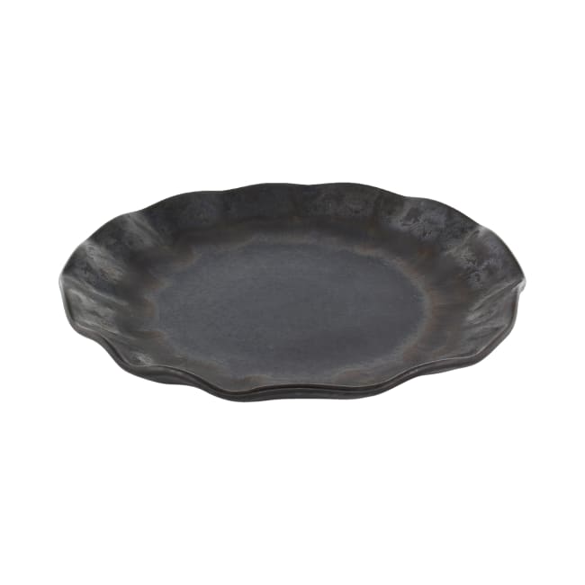 Tallerken flat Ø:22cm, sort, NAMI