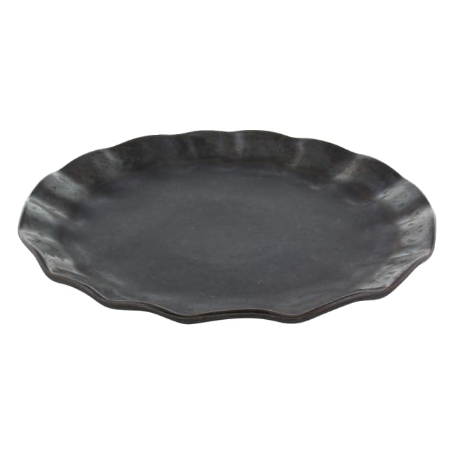 Tallerken flat Ø:28cm, sort, NAMI