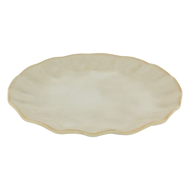 Tallerken flat Ø:28cm, sand, NAMI