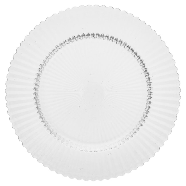 Glasstallerken Ø:270mm, klar, ARCHIE