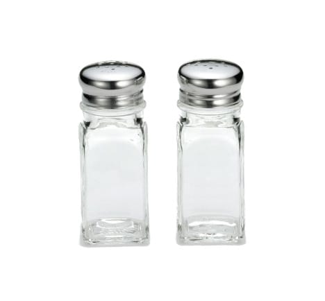 Salt- og pepperbøsse RETRO i glass