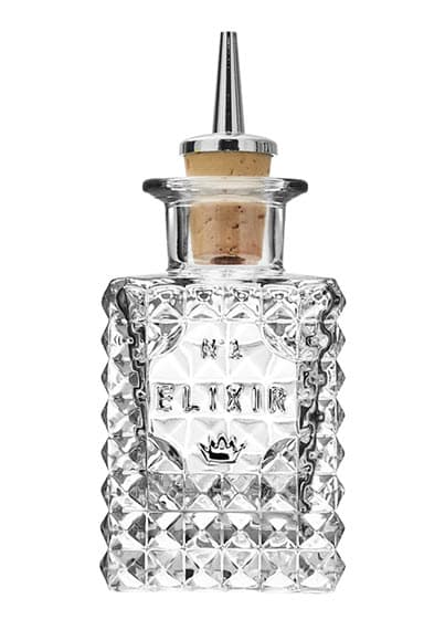 Eddikflaske firkantet Vintage10cl