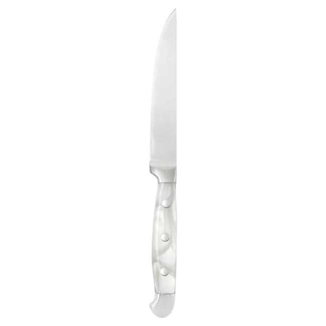 Biffkniv Pearl Grey glatt egg, akryl