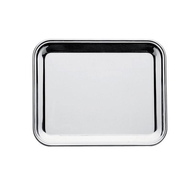 Barbrett rustfritt rektangulært 29x22cm