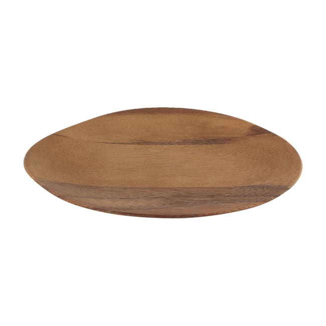 Tallerken i tre asymmetrisk 23x19cm