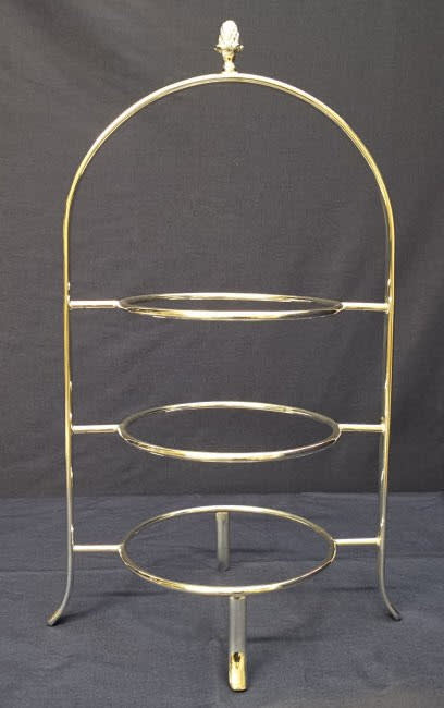Etasjefat forsølvet, Afternoon Tea 3tier
