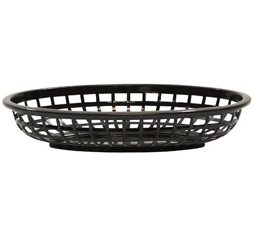 Kurv i plast FAST FOOD oval, sort