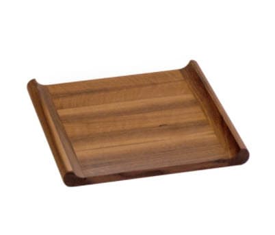 Serveringsfjøl/Canapéfat i tre 300x300mm, Valnøtt
