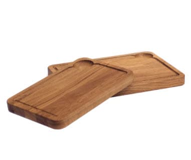 Serveringsfjøl i tre 340x220mm, Eik
