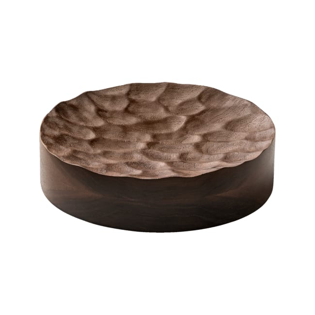 ELEVATE platå i valnøtt Ø:140mm H:32mm
