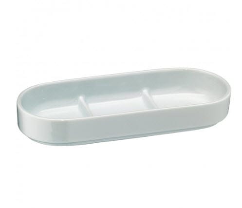 Porselensinnsats til HOT&FRESH bestikkbrett, Hvit