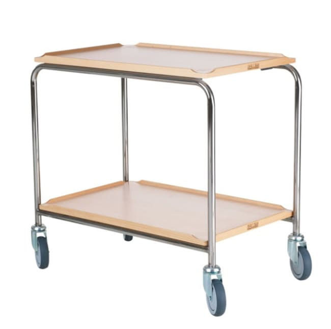 Møteromstralle i bøk/krom 800x520mm