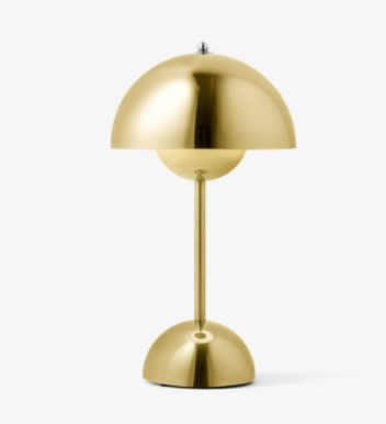 Flowerpot VP9 Bordlampe LED, Messing