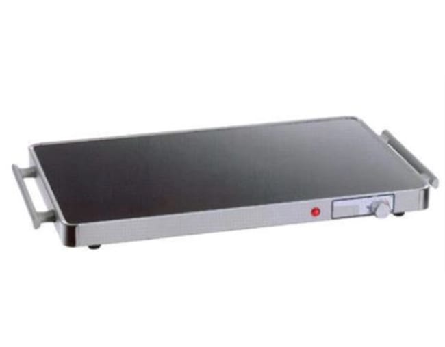 Varmeplate keramisk topp GN1/1, Rustfri ramme