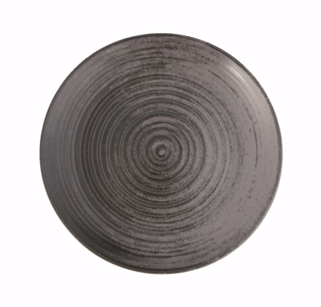 LYKKE flat tallerken coup Ø:250mm. Grå