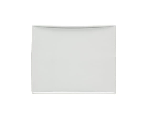 Rektangulært porselensfat 240x200mm SANDSTONE, Grå