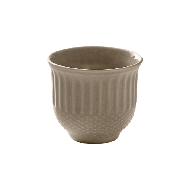 Kopp uten hank 8cl, brun, PINE