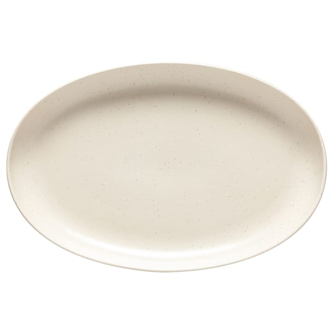 PACIFICA oval coup fat L:41cm Vanilje