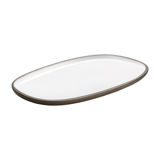 ReNew tallerken oval 300x180mm. Hvit