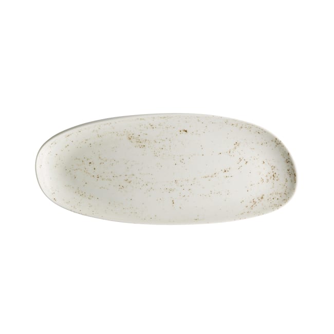 POTTERY tallerken oval coupe330x140mm