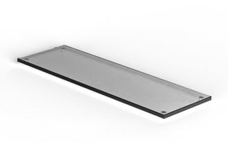 Glassplate GN2/4 FLOW, Sort