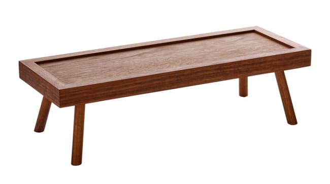 Podie i treverk 360x130x100mm LOFT, Valnøtt