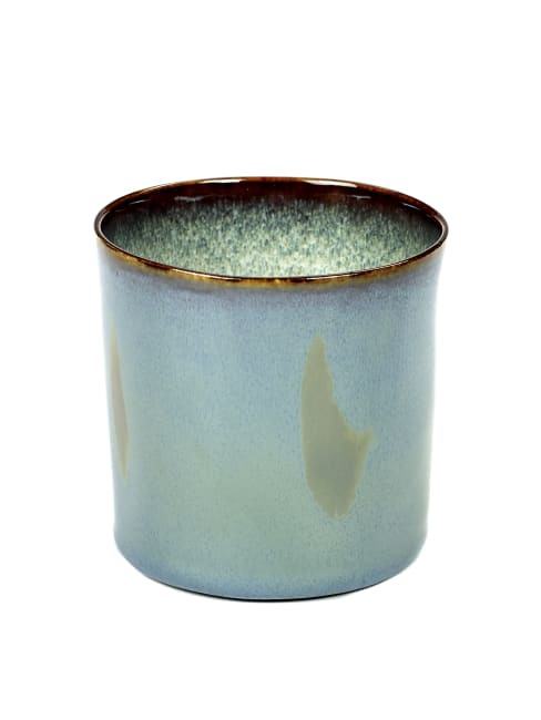TERRES Cylinder høy Ø:75mm, gråblå