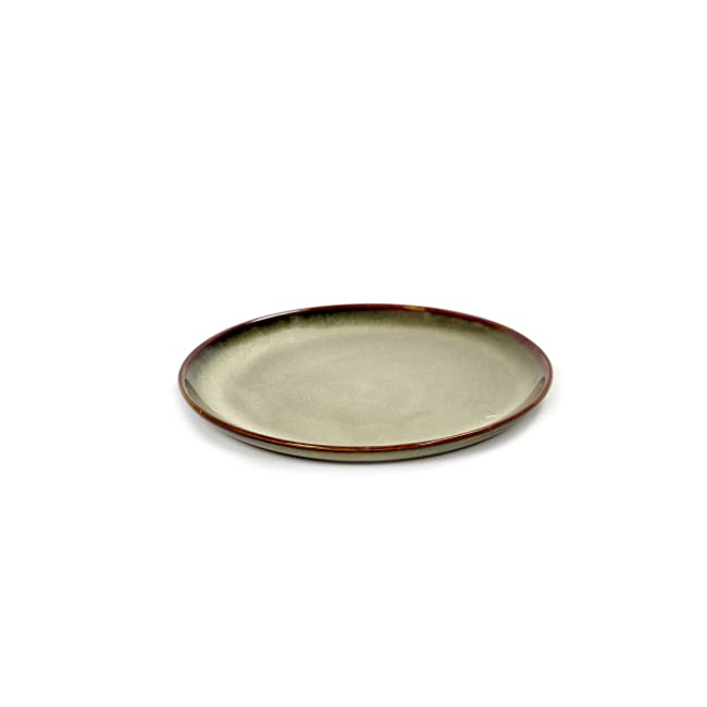 TERRES tallerken Ø:130mm, grønngrå