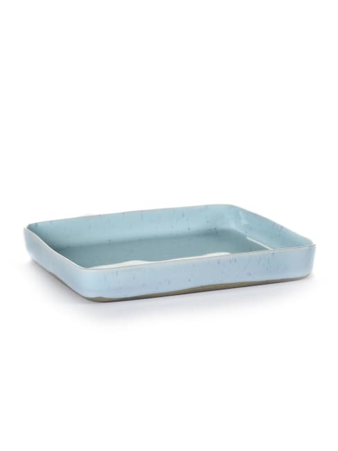 TERRES tallerken 180x180x24mm, lysblå