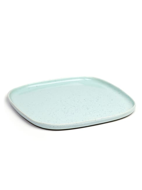 TERRES tallerken 254x254x15mm, lysblå