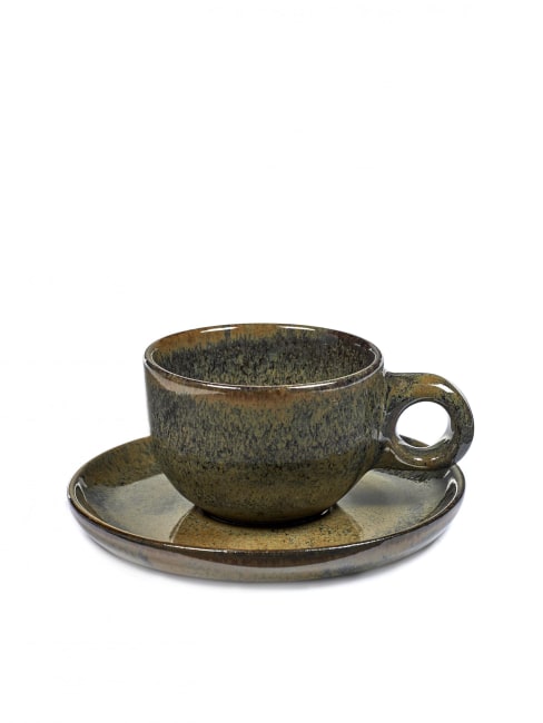 SURFACE kaffekopp/skål Ø:80mm, varmgrå