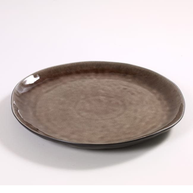 PURE tallerken Ø:340mm, brun