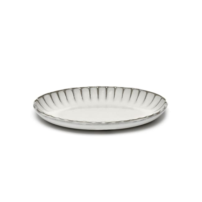 INKU serveringsfat oval L:220/H:27mm, hv